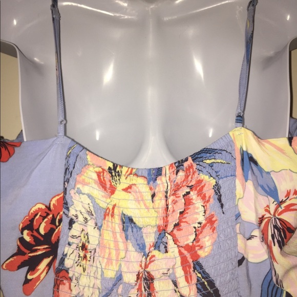 Floral blue swing dress - Picture 5 of 5